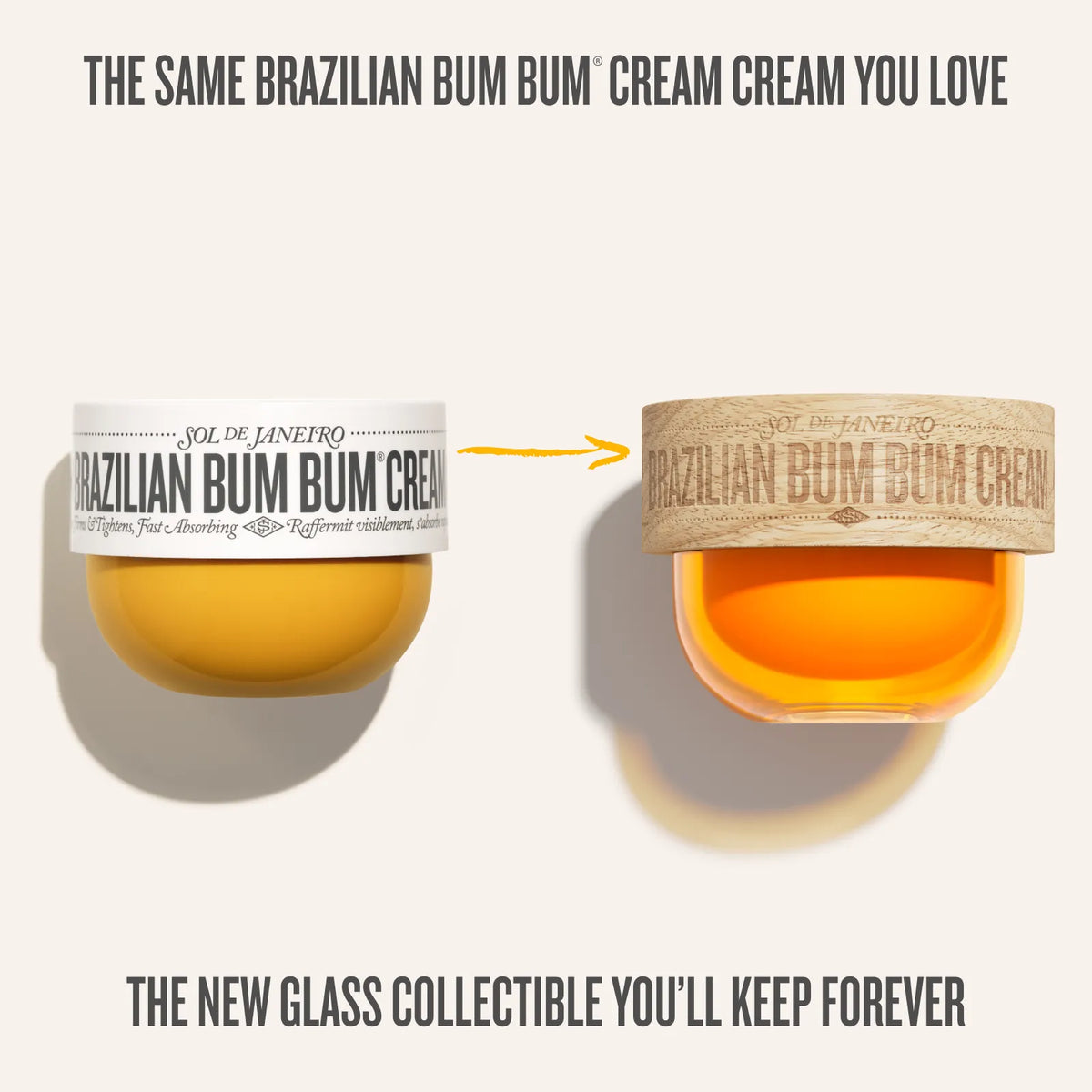 Brazilian Bum Bum® Cream Iconic Glass Edition